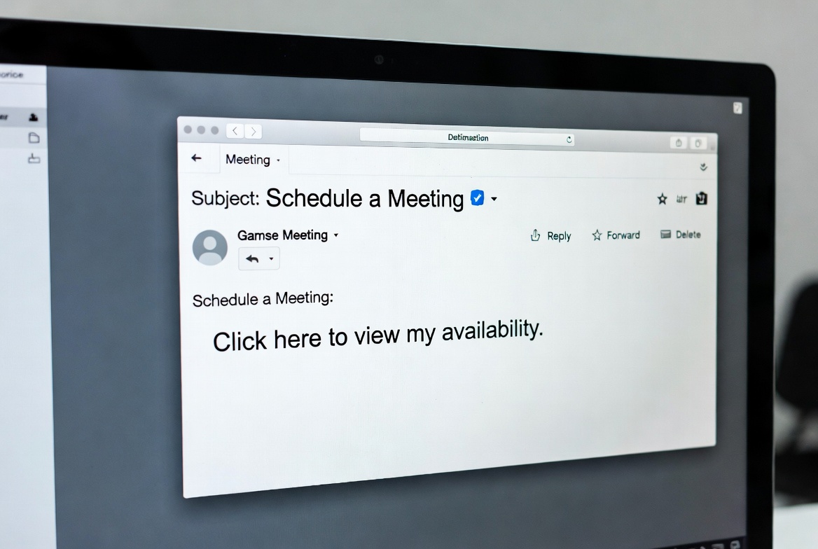 Email with booking link